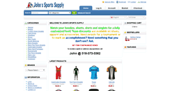 Desktop Screenshot of johnssportssupply.com